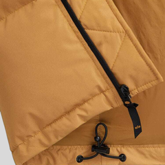 Куртка Alpha Industries Hooded Puffer Bronzed Brown (Коричневый)