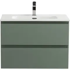 BelBagno KRAFT 39-700/390-2C-SO-VO База под раковину подвесная с фрезерованными ручками по всей длине фасада с 2 выкатн. ящ., Еловый Мат.,700x395x500 фото