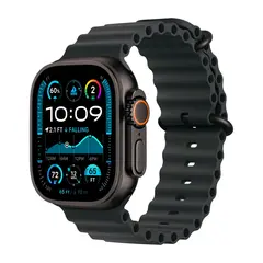 Умные часы Apple Watch Ultra 2 (2024) GPS + Cellular, 49mm, Black Titanium Case with Black Ocean Band, (Черный)