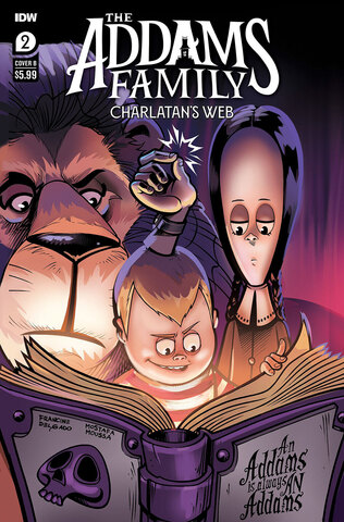 Addams Family Charlatans Web #2 (Cover B)