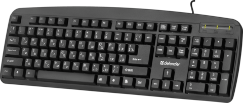 Клавиатура Defender Office HB-910 RU, черный, USB - купить в компании MAKtorg