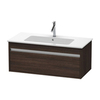 Duravit Ketho KT642005353 База под раковину, 1 ящик .410x1000x475 , цвет каштан темный