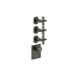 Gessi Inciso 58346#299 Встраиваемый термостатический смеситель на 3 источника, резьба 3/4