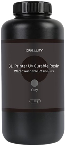 Фотополимер Creality Water Washable LCD UV Resin, Серый, 1 л.