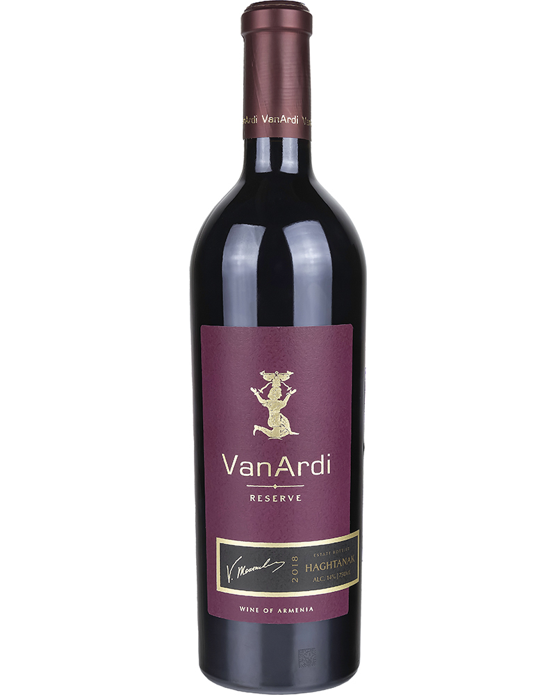 Вино Van Ardi Красное Сухое Reserve Haghtanak г.у. 2018, 14%, 0,75 л, Армения
