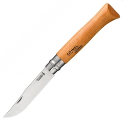 Фото Нож складной Opinel №12 VRN Carbon Tradition, сталь AFNOR XC90 Carbon Steel, рукоять бук, 113120
