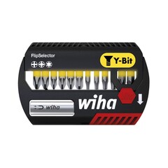 Набор бит FlipSelector Y-Bit PH/PZ/TORX Impact 13шт Wiha 41827