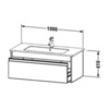 Duravit Ketho KT642005353 База под раковину, 1 ящик .410x1000x475 , цвет каштан темный