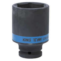 KING TONY (643555M) Головка торцевая ударная глубокая шестигранная 3/4", 55 мм