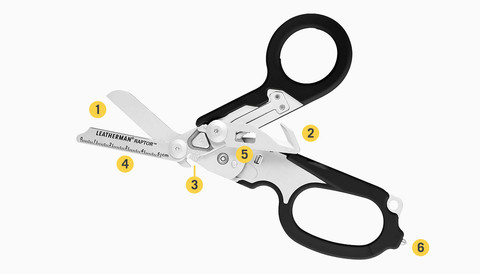 Мультитул Leatherman Raptor, 6 функций, пластиковый чехол-подвес (831639) | Multitool-Leatherman.Ru