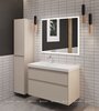 Aquanet 365921 Тумба с раковиной Nova Lite 2.0 90 L 2 ящ. цв. бежевый (365921)