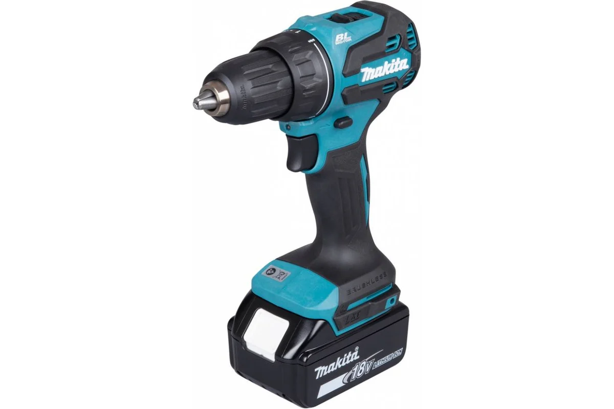 Дрель-шуруповерт ударная аккумуляторная Makita LXT 18В BL XPT, 13мм, 50/27Нм DHP490Z