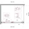 BelBagno SOFT_CLOSE-1-AH-1-100/80-C-Cr Душевой уголок