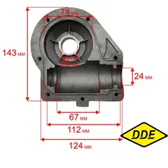 Корпус редуктора DDE ST6556 левый (792-728-017)