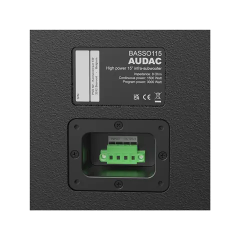 Сабвуфер Audac BASSO115/B — фото 3