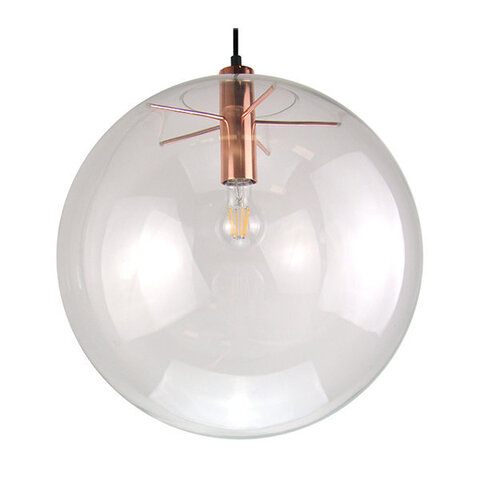 Светильник стекло Ball Ceiling медь диаметр 30см.