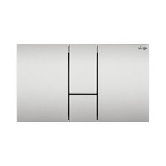 Viega Prevista Visign for Style 24 773274 Панель смыва для унитазов, пластик, матовый хром, модель 8614.1 фото