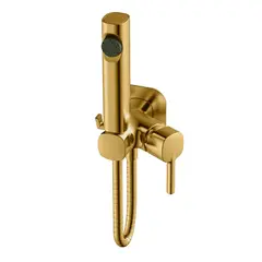 Смеситель с гигиеническим душем Haiba HB5518-5, золото