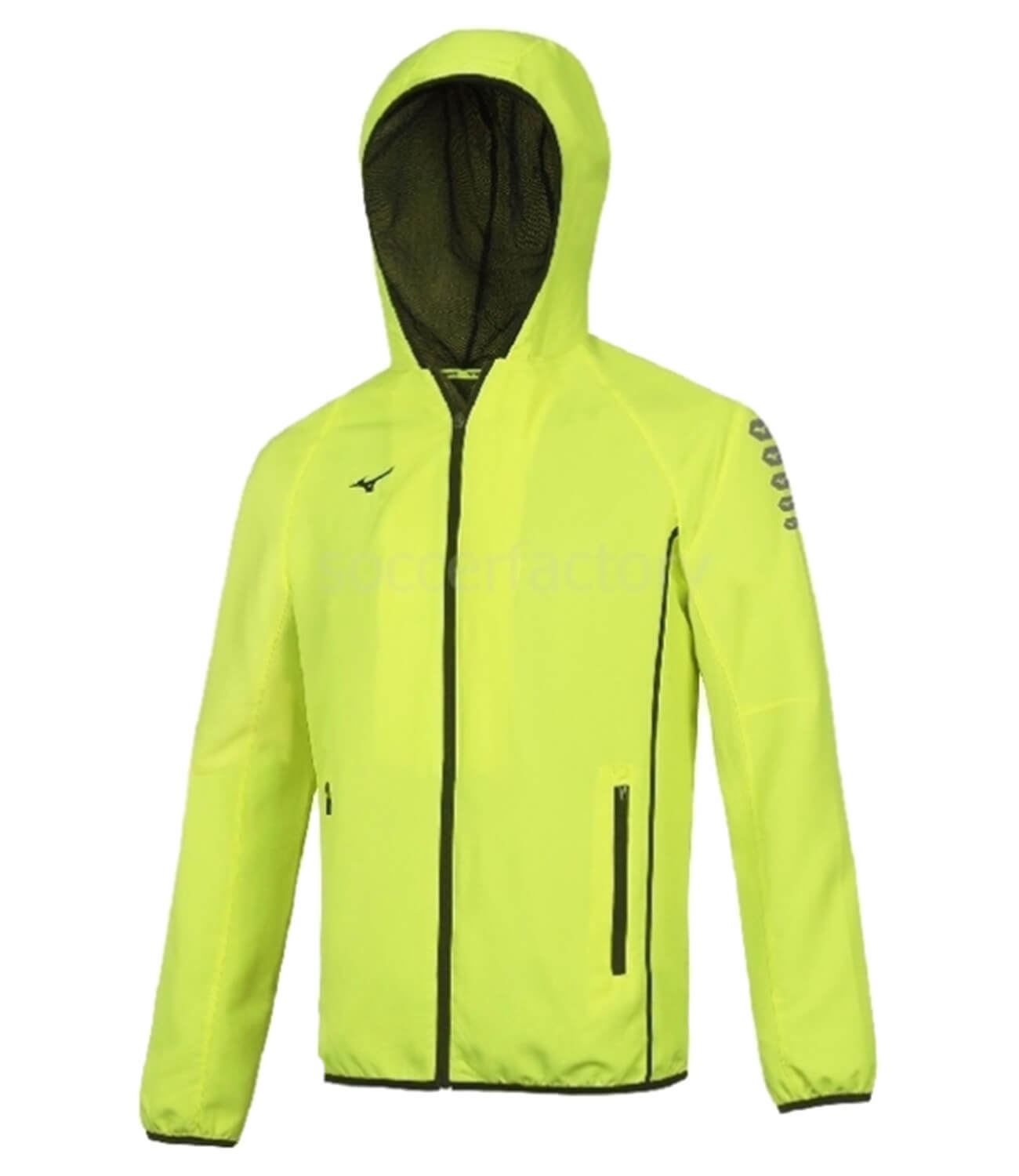 Mizuno Micro Static Bt костюм для бега мужской желтый-черный - 2