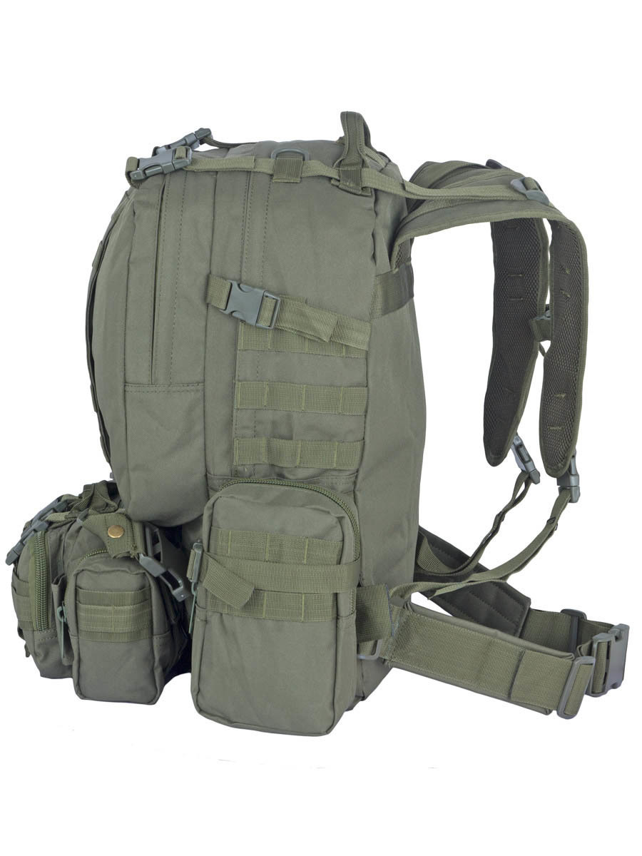 Рюкзак тактический Legioner 55 л с подсумками Cordura 600D Олива