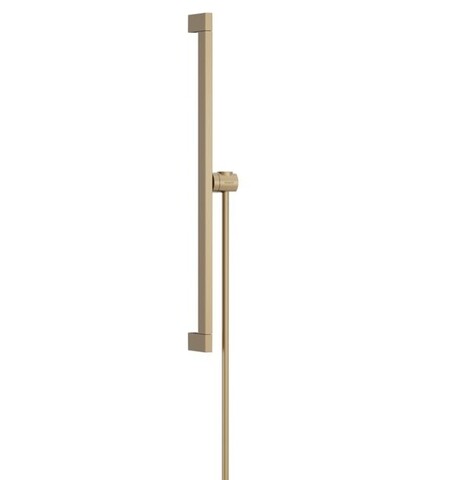 Hansgrohe Unica E Puro 24404140 Душевая штанга 65 см | комплект со шлангом 160 см (бронза шлифованная)