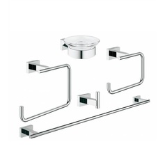 GROHE Essentials Cube 40758001 Комплект аксессуаров для ванной фото
