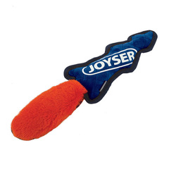Triol JOYSER Puppy игрушка для собак Шкура лисы из плюша с пищалкой S/M синяя с оранжевым, 38 см
