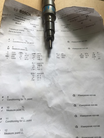 Форсунка топливная в сборе D0834/36 МАН ТГЛ/ТГМ 51101009066 0445120045