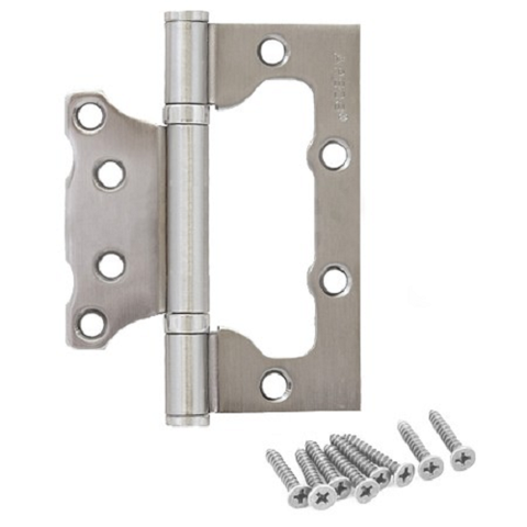 Петля дверная накладная APECS 100х75х2,5-B2 Steel CRM мат.хром (1 шт)