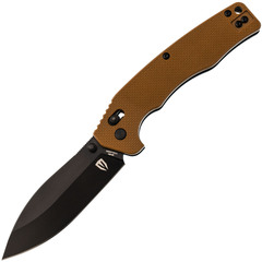 Фото Складной нож Obertech ns-01 thumb stud, сталь VG-10, рукоять G10, койот
