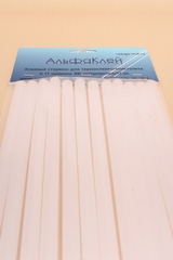 Патроны для клеевого пистолета / Стержень клеевой, Прозрачный, d=1,1 см, l=30 см, 12 шт.