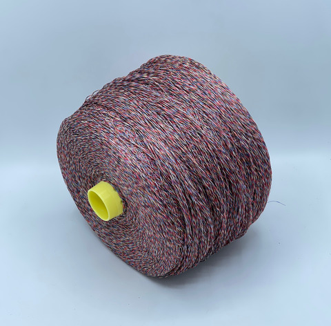 Бобинная пряжа, Frescolino, 500м, 100%Лен, Мультиколор, 39819