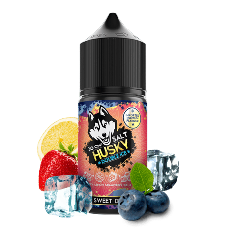 Жидкость HUSKY IMPORT DOUBLE ICE Salt (20MG) 30 ml - Sweet Dream (Черника, лимон и клубника)