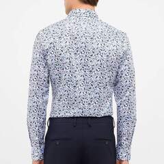Сорочка мужская Eterna Slim Fit 1070-F182-17 с растительным принтом