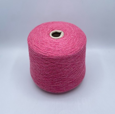 Filcom (пр.Италия), art-Talamone 2/15 750м/100гр.  50%Меринос,10%Шелк, 40% Кашемир цвет-Ярко-розовый меланж, арт.36239