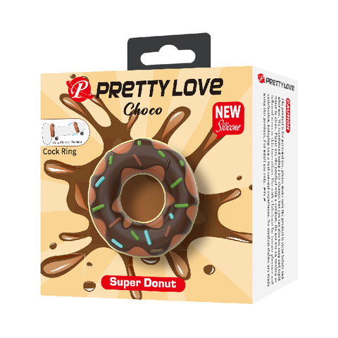 Pretty Love Эрекционное кольцо Choco Super Donut BI-210344