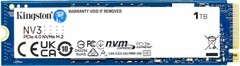 Накопитель SSD Kingston 1TB SNV3S/1000G M.2(22x80mm), NVMe, PCIe 4.0 x4, 3D TLC, R/W 6