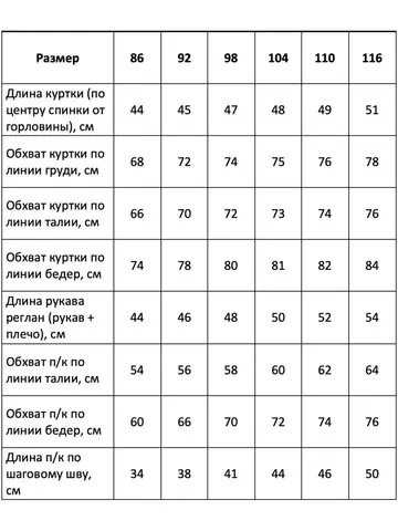 Костюм детский демисезонный 4