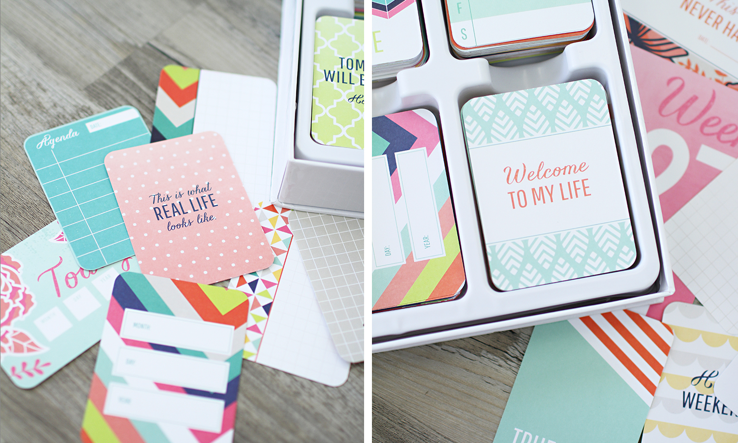 Little Moments Core Kit- большой комплект карточек для Project Life-576шт.