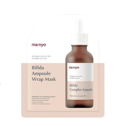 Купить MA:NYO BIFIDA AMPOULE WRAP MASK - Гидрогелевая маска с бифидобактериями