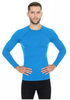 Термобелье мужское Brubeck Active Wool терморубашка голубая - 1