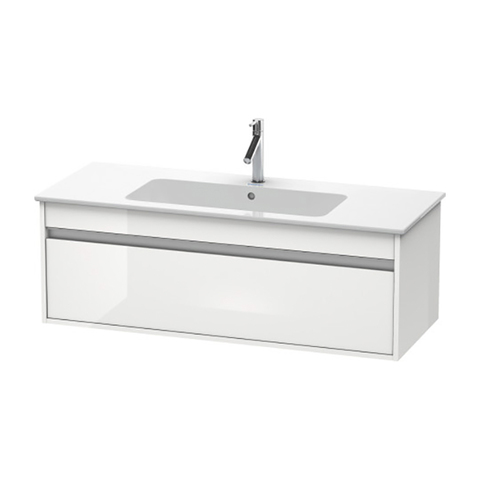 Duravit Ketho KT642102222 База под раковину, 1 ящик, 410x1200x475 HG, цвет белый глянцевый