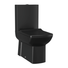 Creavit Lara LR360-11SM00E-0000 Унитаз напольный, цвет: чёрный фото