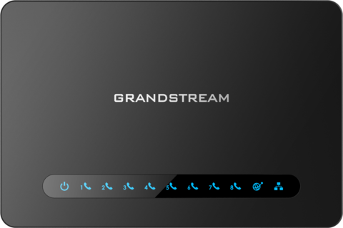 Grandstream HT818 - телефонный адаптер. 8xFXS, 1xLAN, 1xWAN, (1GbE)Gigabit Ethernet