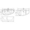 Allen Brau Priority 2.31005.21A/AM Акриловая ванна, 160x78, цвет: белый