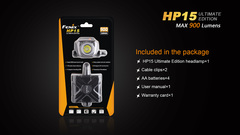Фонарь налобный Fenix HP15UE 900lm