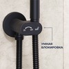 RGW 581408210-04 Гигиенический душ со смесителем RGW SP-210-B Черный (Смеситель/шланг/гигиенический душ/)