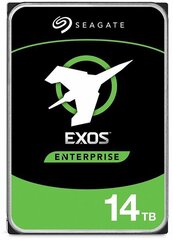 Внутренний HDD 3.5" Seagate Exos X16, 14Тб, SATA3, Bulk, Чтение:260мб/с, 7200об/мин, Буфер:256Мб (ST14000NM001G)