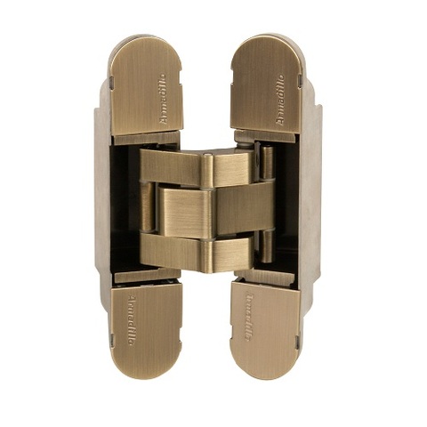 Петля скрытой установки ARMADILLO U3D7803.VPG (Koblenz K2760/K2780) AB бронза /62007/ (1шт)