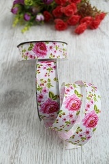Лента репсовая с дизайном 2,5 см * 1 метр.